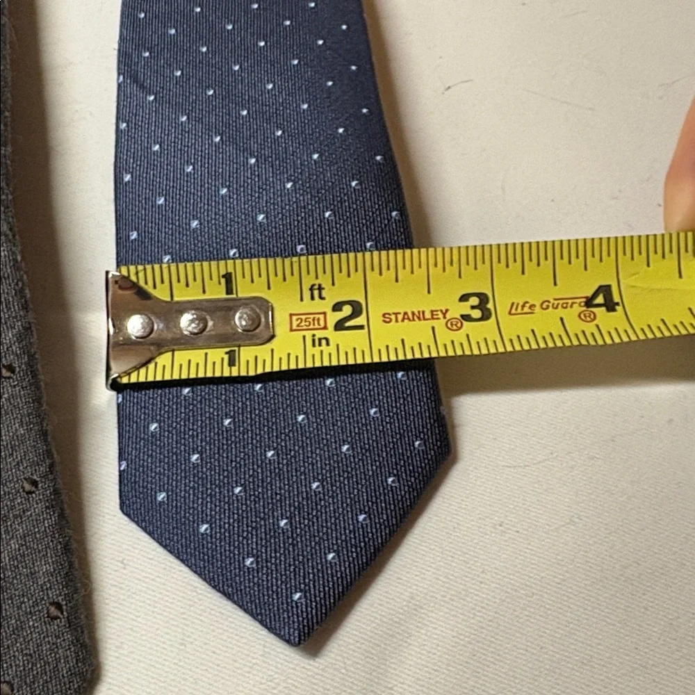Allen Young, Bespoke, Louis Quatorze Lot Silk and Cotton Narrow Ties